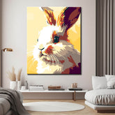 Painting by Numbers Rabbit White